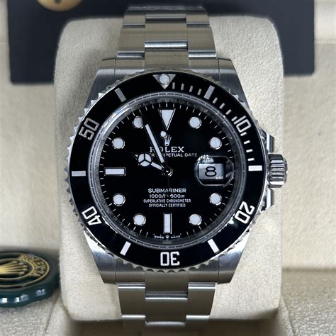 rolex referenza submariner ghiera verde nuovo|Submariner 126610LN Like New .